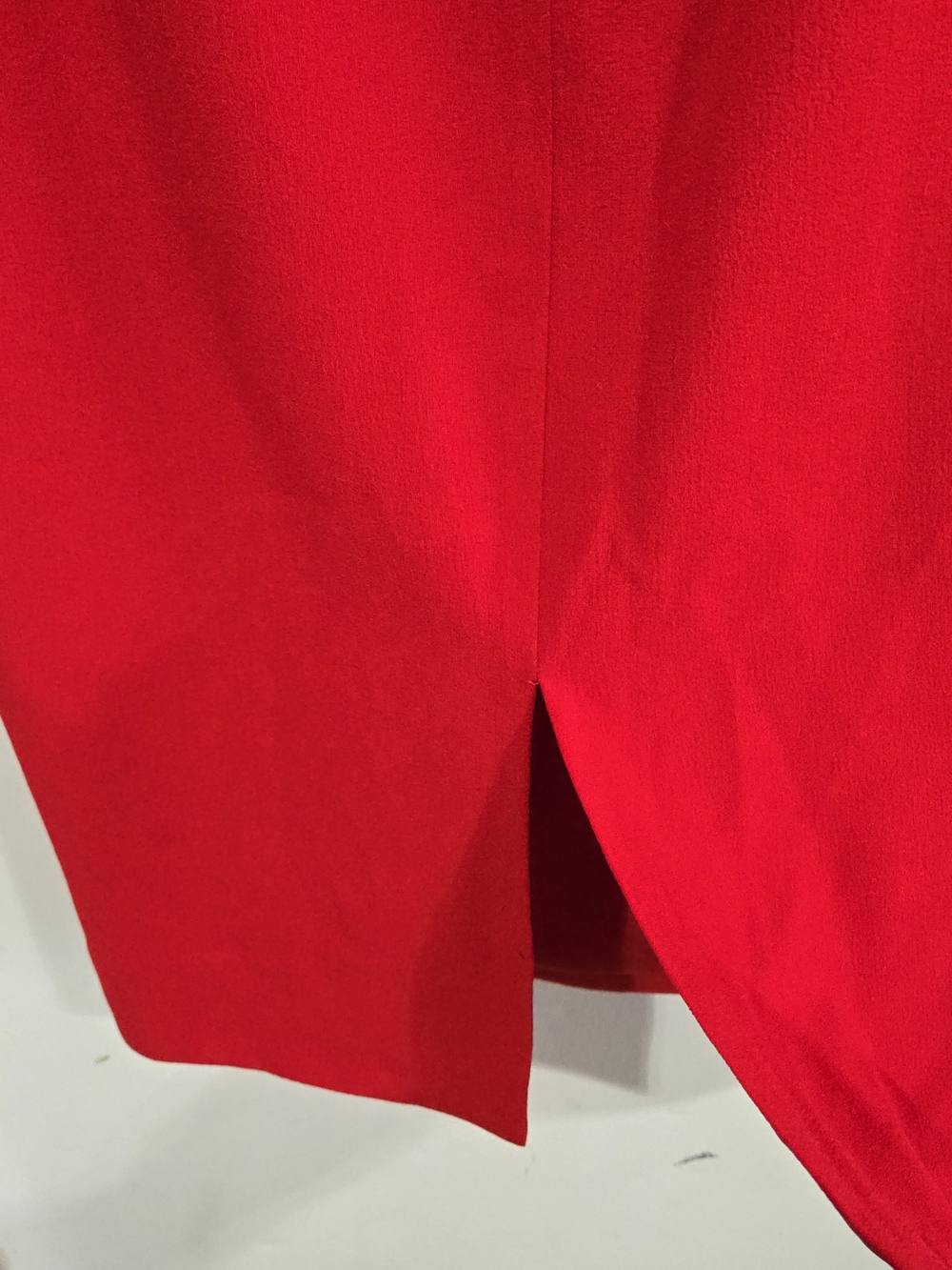 Dress the Population Red Off The Shoulder Sheath Dress Stretch Crepe M New - Picture 4 of 9